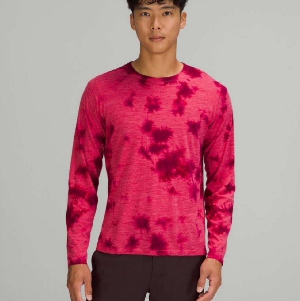 Lululemon Lab Wool-Blend Tie-Dye Long-Sleeve Shirt Size M
